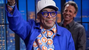 Late Night With Seth Meyers 2025 Chemise à imprimé floral Spike Lee