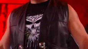 SummerSlam 2025 Brock Lesnar Black Leather Vest