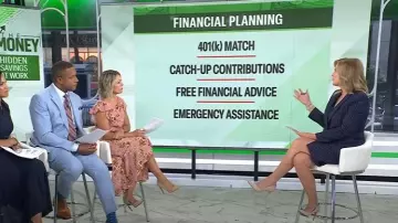 J. Crew Pencil Jupe mi-longue portée par Christine Romans comme on le voit dans Today le 4 septembre 2025