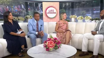 Scanlan Theodore Pleated Rib Shirt Dress worn by Laura Jarrett as seen in Today on September 4, 2025