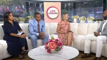 Scanlan Theodore Pleated Rib Shirt Dress worn by Laura Jarrett as seen in Today on September 4, 2025