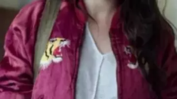 Bomber Red Varsity Jacket of Colleen Wing (Jessica Henwick) in Marvel's Iron Fist