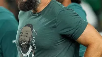 Jason Kelce Brandon Graham Green T-Shirt