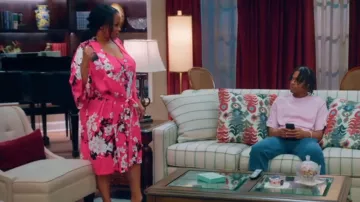 Natori Kyoto Robe worn by Leah (Courtney Nichole) as seen in Tyler Perry's Assisted Living (S05E06)