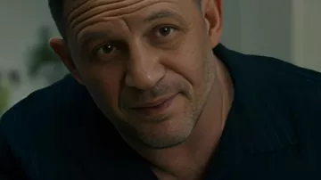 MobLand Tom Hardy Black Shirt worn by Harry Da Souza (Tom Hardy) as seen in MobLand (S01)