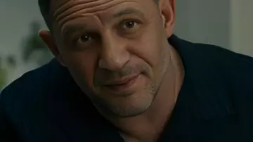 MobLand Tom Hardy Black Shirt worn by Harry Da Souza (Tom Hardy) as seen in MobLand (S01)