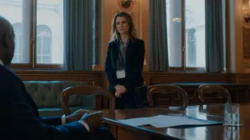 Rag and Bone Olympus Crossbody worn by Ambassador Kate Wyler (Keri Russell) as seen in The Diplomat (S02E03)