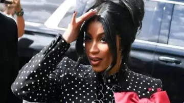 2025 Polka Dots Blazer worn by Cardi B in Cardi B cleared of assault allegations in civil trial