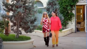 Mini-robe à imprimé Pucci Leocorno portée par Lisa Hochstein vue dans The Real Housewives of Miami (S07E13)
