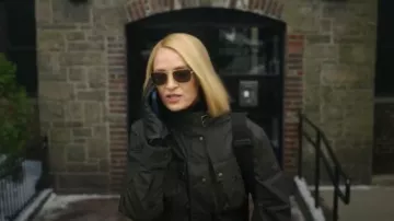 Belstaff Trialmaster Jacket worn by Charley (Uma Thurman) as seen in Dexter: Resurrection (S01E02)
