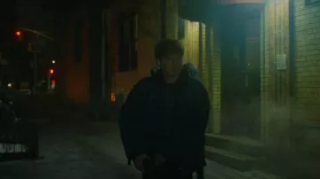 Patagonia Bivy Down Jacket worn by Harrison Morgan (Jack Alcott) as seen in Dexter: Resurrection (S01E04)