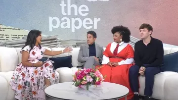 Cara Cara Octavia Floral Cap-Sleeve Dress worn by Laura Jarrett as seen in Today on September 8, 2025