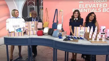 Naturalizer Giovanna Ankle Strap Platform Pump worn by Adrianna Barrionuevo Brach as seen in Today on September 8, 2025