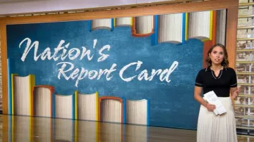 Mango Tipped Edge Polo Top worn by Elizabeth Schulze as seen in Good Morning America on  September 9, 2025