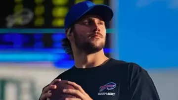 Buffalo Bills Long Sleeve T-Shirt worn by Josh Allen in Baltimore Ravens vs Buffalo Bills Game Highlights | NFL 2025 Season Week 1