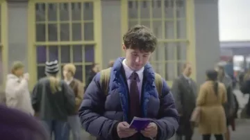 Patagonia Bivy Down Jacket worn by Harrison Morgan (Jack Alcott) as seen in Dexter: Resurrection (S01E06)