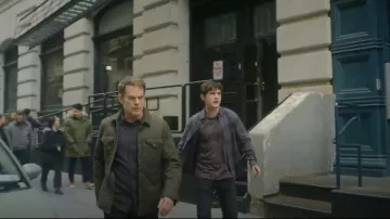 AllSaints Sonik Long Sleeve Shirt worn by Harrison Morgan (Jack Alcott) as seen in Dexter: Resurrection (S01E09)