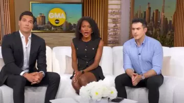 Chaleco sastre Endless Rose usado por Janai Norman como se ve en Good Morning America el 9 de septiembre de 2025