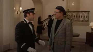 Tagliatore Checked Blazer worn by Charles-Haden Savage (Steve Martin) as seen in Only Murders in the Building (S04E02)