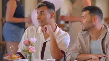 Asos Co Ord Boxy Contrasting Set porté par Junaid Ahmed comme on le voit dans The Only Way Is Essex (S35E08)