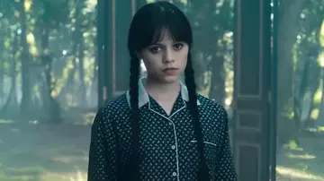 Wednesday S2 Jenna Ortega Pajamas Set worn by Wednesday Addams / Goody Addams (Jenna Ortega) as seen in Wednesday (S02)