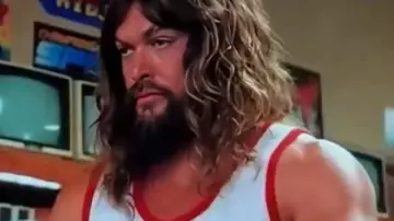 A Minecraft Movie 2025 Jason Momoa Tank Top worn by Garrett (Jason Momoa) as seen in A Minecraft Movie