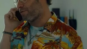Platonic S02 Seth Rogen Camisa rosa estampada usada por Will (Seth Rogen) en Platonic (S02)