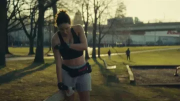 Champion Women's Shorts worn by Michelle Calderone (Jurnee Smollett-Bell) as seen in Smoke (S01E01)