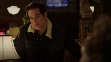 Levi's Sherpa Trucker Jacket worn by Yul Vazquez as seen in Midnight, Texas (S01E06)