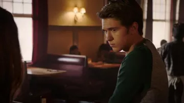 Abercrombie & Fitch Lambswool Pullover Sweater worn by Connor Lovell (John-Paul Howard) as seen in Midnight, Texas (S01E06)