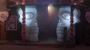 Impresión de arte de Haunted Hacienda (Los Spooky Noches) Póster de Halloween en miércoles (S02)