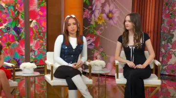 LPA Jonna Midi Dress worn by Ruby Marino as seen in Good Morning America on September 10, 2025