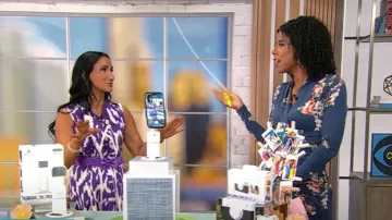 Oscar de la Renta Sleeveless Dress worn by Elizabeth Werner as seen in CBS Mornings on September 10, 2025