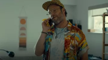 Camisa Pineapple Connection Large Hawaiian usada por Will (Seth Rogen) como se ve en Platonic (S02E07)