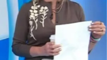 Cardigan floral marron de (Jenna Bush Hager) dans Today (S67)