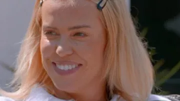 The Only Way Is Essex Striped Pullover Top worn by Chloë Grace Moretz as seen in The Only Way is Essex