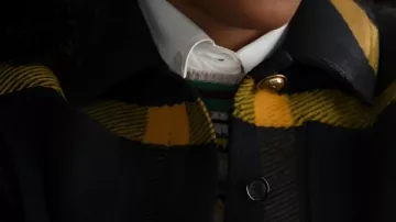 Will Trent S03 Iantha Richardson Yellow Coat worn by Faith Mitchell (Iantha Richardson) as seen in Will Trent (S03E12)