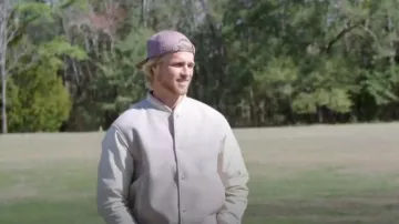 Abercrombie Varsity Jacket worn by Isaac Plath as seen in Welcome to Plathville (S07E08)