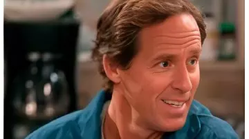 The Conners Season 7 Nat Faxon Striped Zip Jacket as seen in The Conners (S07)
