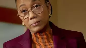 Amanda Wagner Will Trent S03 Purple Blazer worn by Amanda Wagner (Sonja Sohn) as seen in Will Trent (S03)