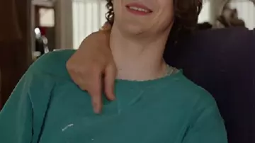 And Just Like That S03 Crewneck Teal Sweatshirt as seen in And Just Like That… (S03)