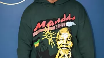 The Tonight Show Starring Jimmy Fallon 2025 Sudadera con capucha LL Cool J usada por LL Cool J en The Tonight Show Starring Jimmy Fallon