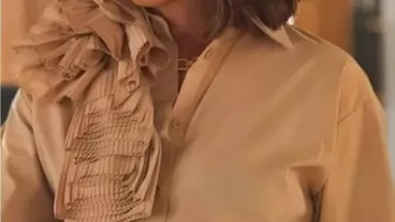 Rosette Shirt worn by Lisa Todd Wexley (Nicole Ari Parker) in TV Series And Just Like That S03