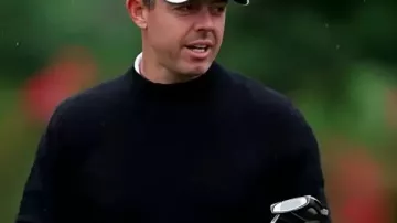 Sudadera negra Amgen Irish Open 2025 Rory McIlroy