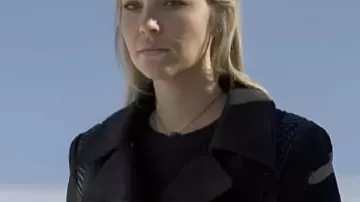 Midnight Texas S01 Olivia Charity Black Coat worn by Olivia Charity (Arielle Kebbel) in Midnight, Texas