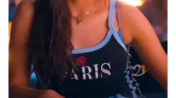 The Wrong Paris Miranda Cosgrove Paris Tank Top worn by Dawn (Miranda Cosgrove) in The Wrong Paris