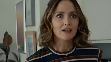 Platonic Striped Tank Top worn by Sylvia (Rose Byrne) as seen in Platonic (S02E02)