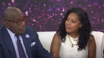 Uno De 50 Bead Necklace worn by Sheinelle Jones as seen in Today on September 11, 2025