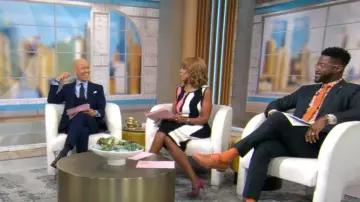 Ohne Titel Animal Print Dress worn by Gayle King as seen in CBS Mornings on September 12, 2025