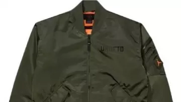 Chaqueta bomber de satén verde UNDEFEATED Khaki Green